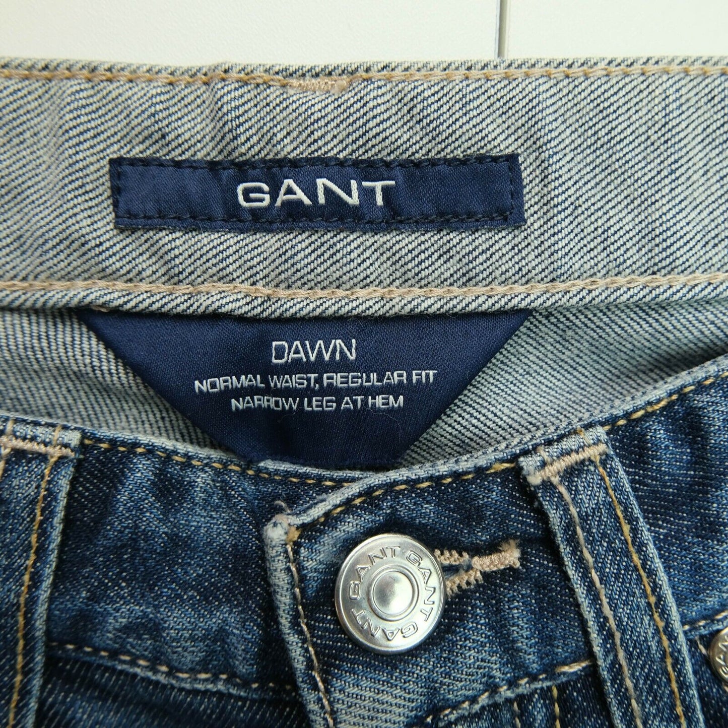 GANT Blue Dawn Cropped Denim Jeans Size 26