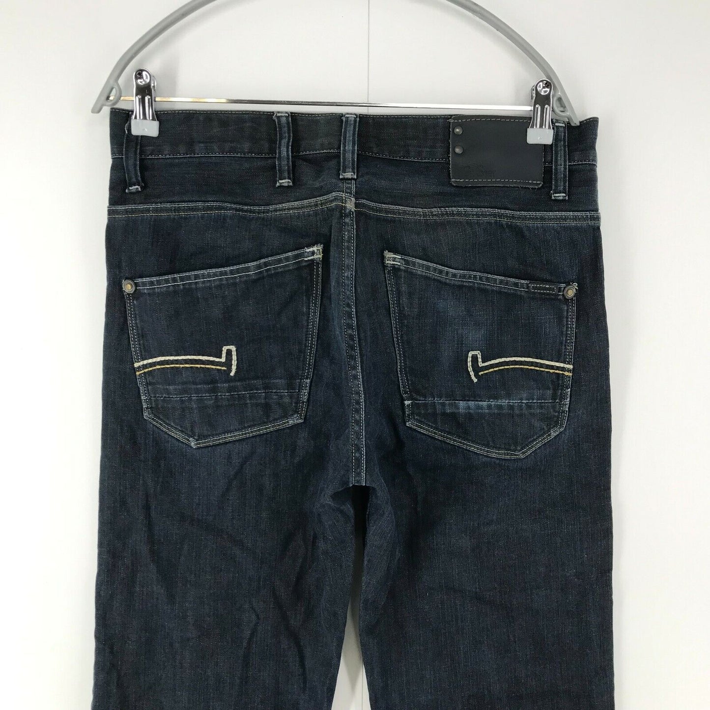 G-STAR RAW CODER Dark Blue Regular Straight Fit Jeans Size W32 L36