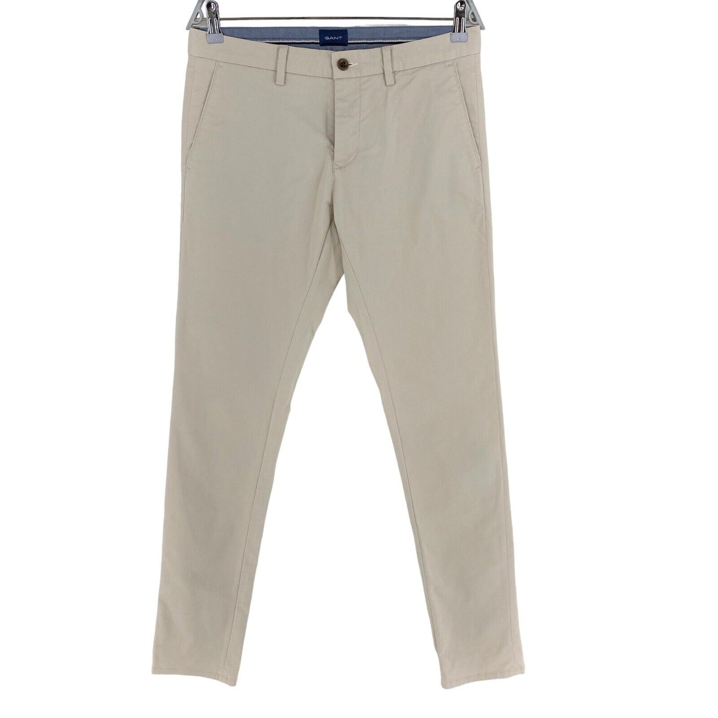 GANT Graue Slim Fit Chinohose, Größe W30 L34