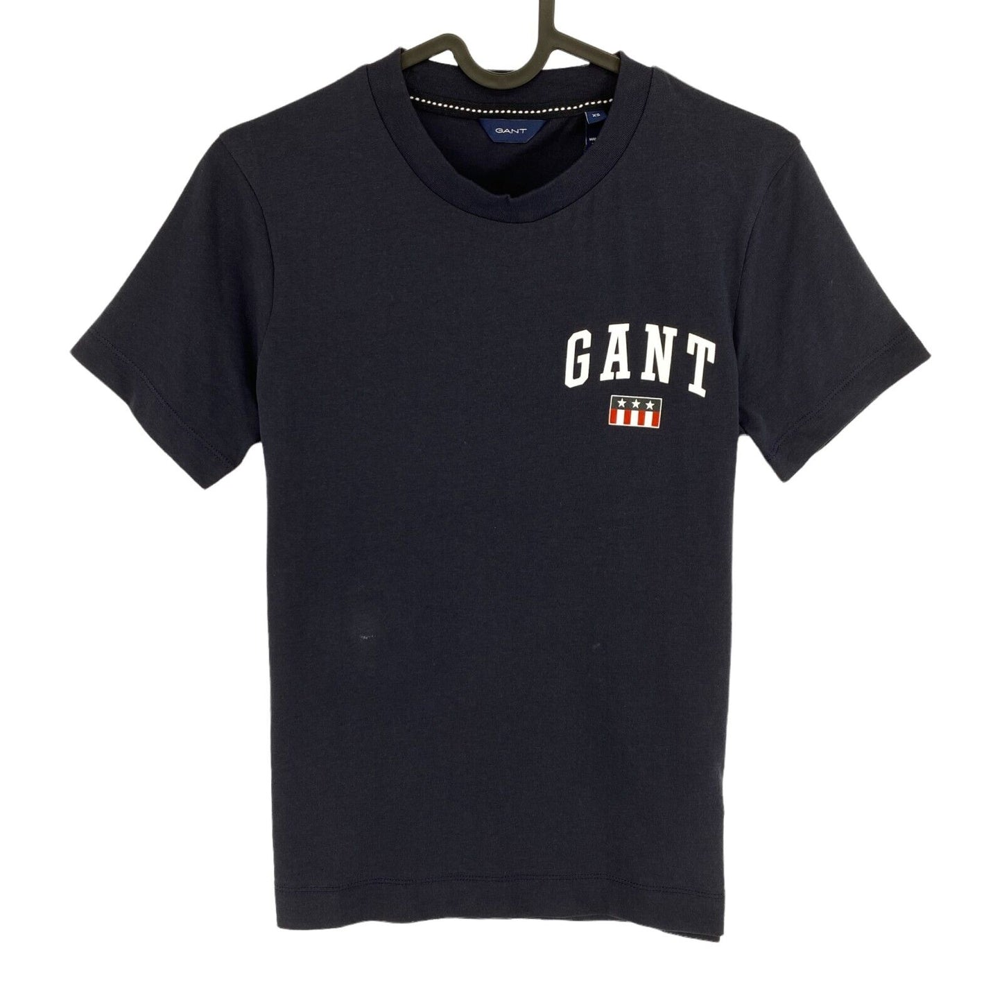 GANT Navy Blue Tag Crew Neck T Shirt Size XS