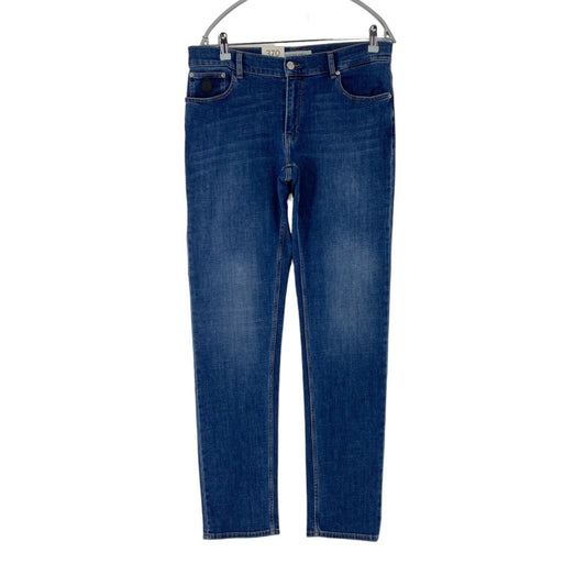 TRUSSARDI 370 CLOSE Blue Slim Tapered Fit Jeans EUR 48 W32 L34