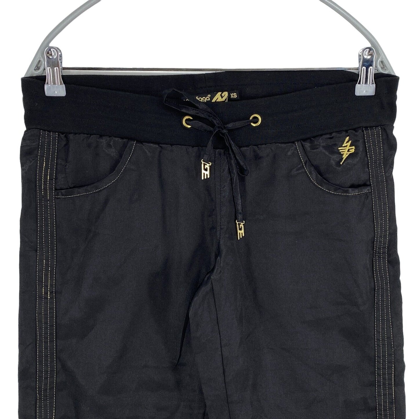 GOLDDIGGA Black Capri Trousers Pants Size XS W32