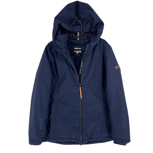 CAMEL ACTIVE Women Navy Blue Hooded Padded Jacket Coat Size EU 36 UK 8 US 6