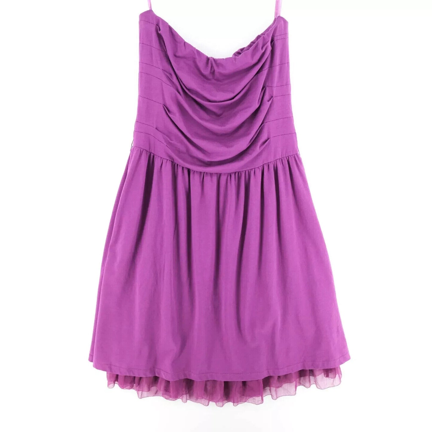 MORE & MORE Purple Sleeveless Flared Dress Size EU 42 UK 16 US 14