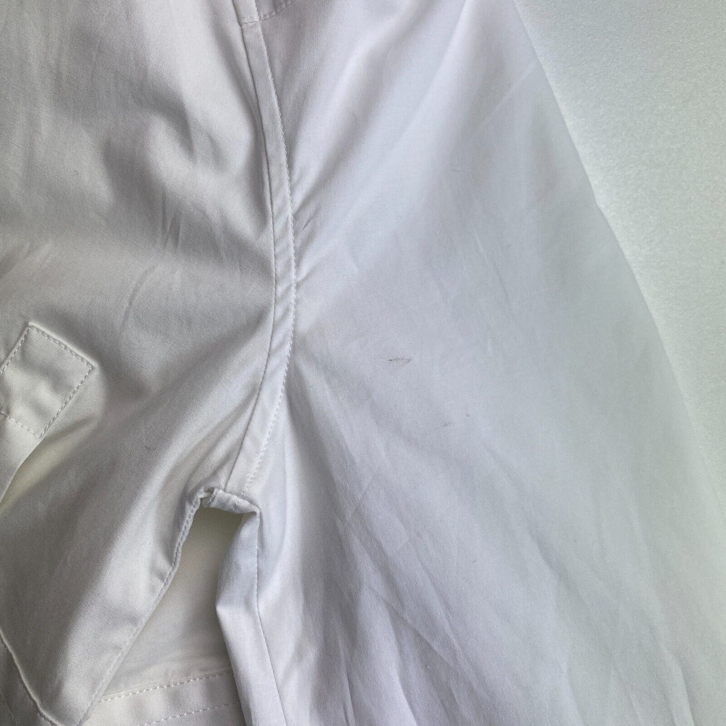 LA MARTINA White 3/4 Sleeves Poplin Shirt Size 2 / S