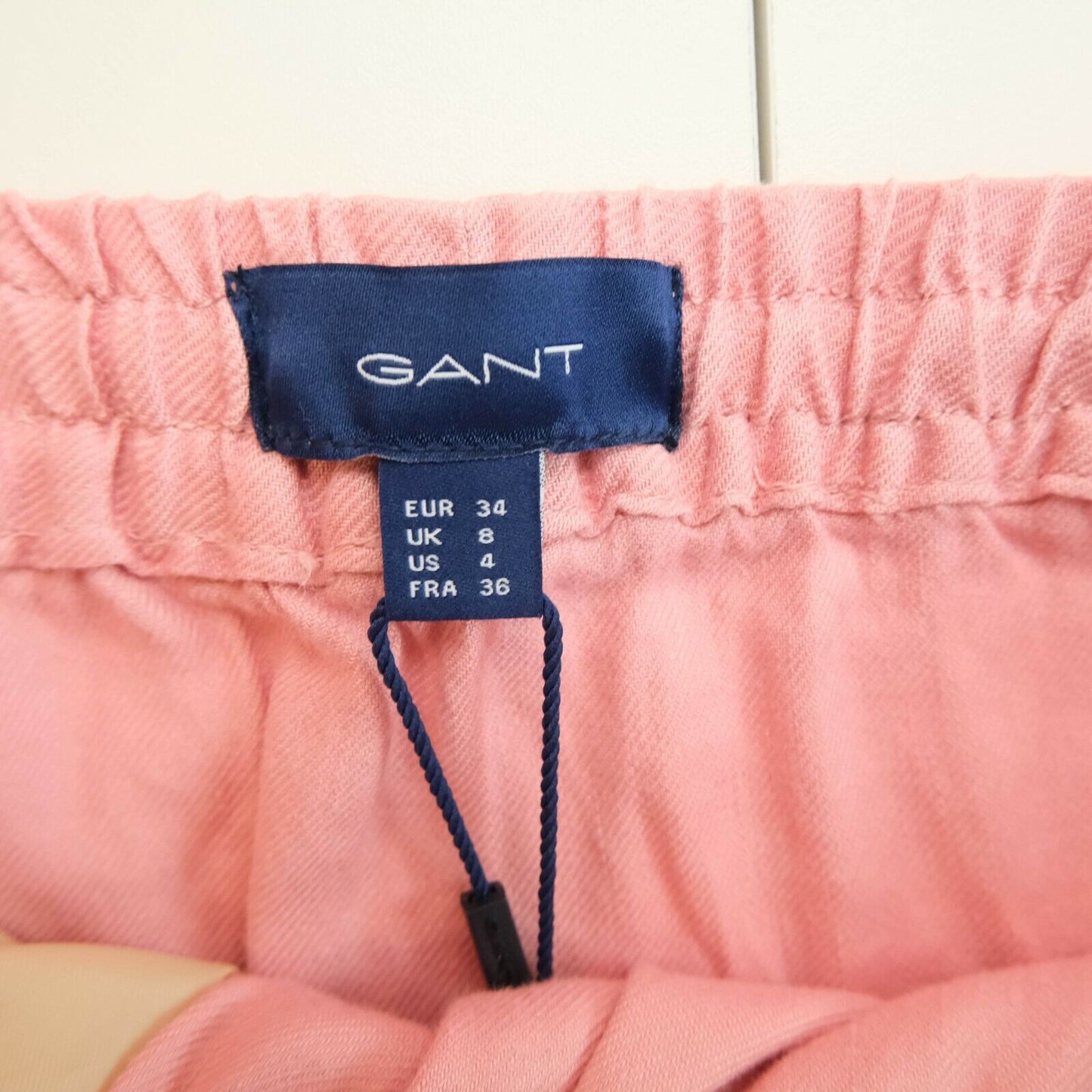 GANT Rosa Sommer Leinen A-Linienrock Größe EU 34 UK 8 US 4