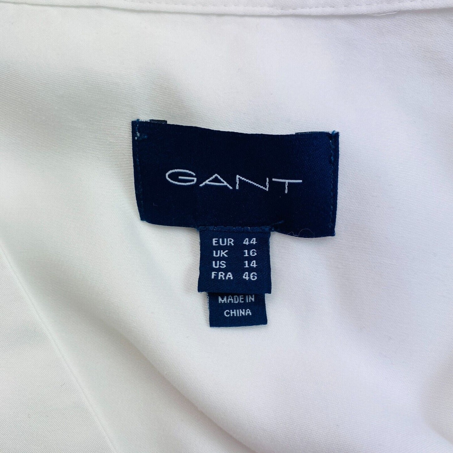 GANT White Fluid Flared Blouse Size EU 44 UK 16 US 14