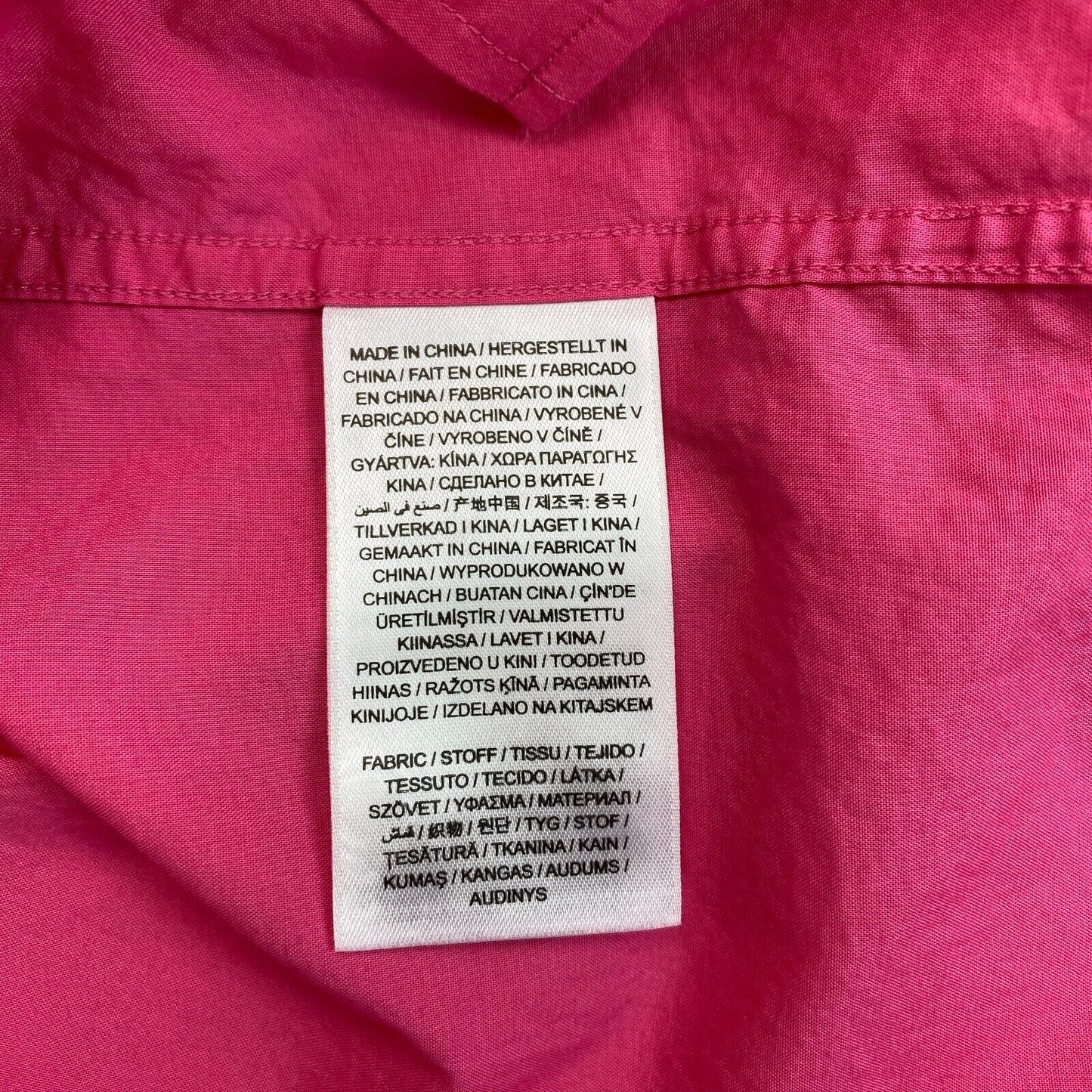 GANT Pink The Broadcloth Regular Fit Shirt Size M 39/40 15.75