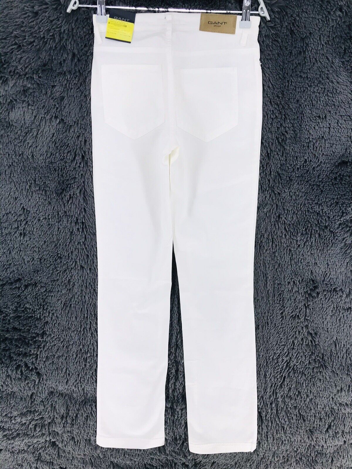 Pantalon en toile coupe droite classique blanc GANT pour femme W26 L34