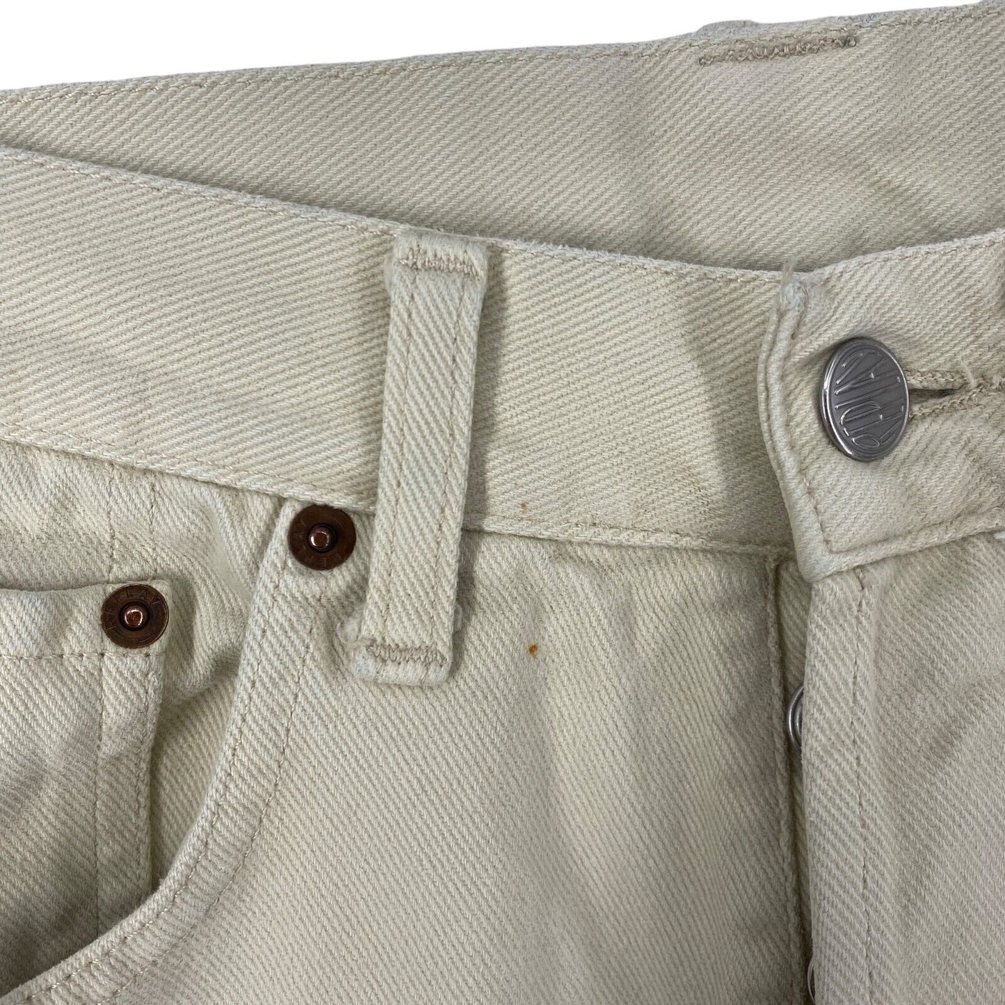 Vintage Replay Beige Slim Fit Jeans W31 L32 Made In Italy