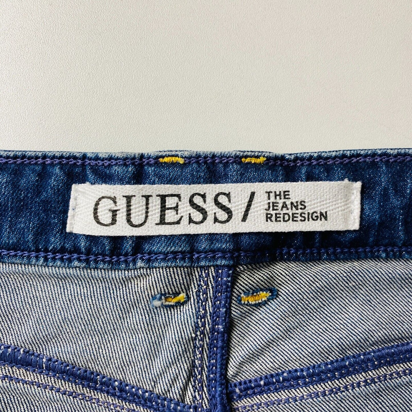 GUESS Women Blue Skinny Fit Cropped Capri Jeans Size W31