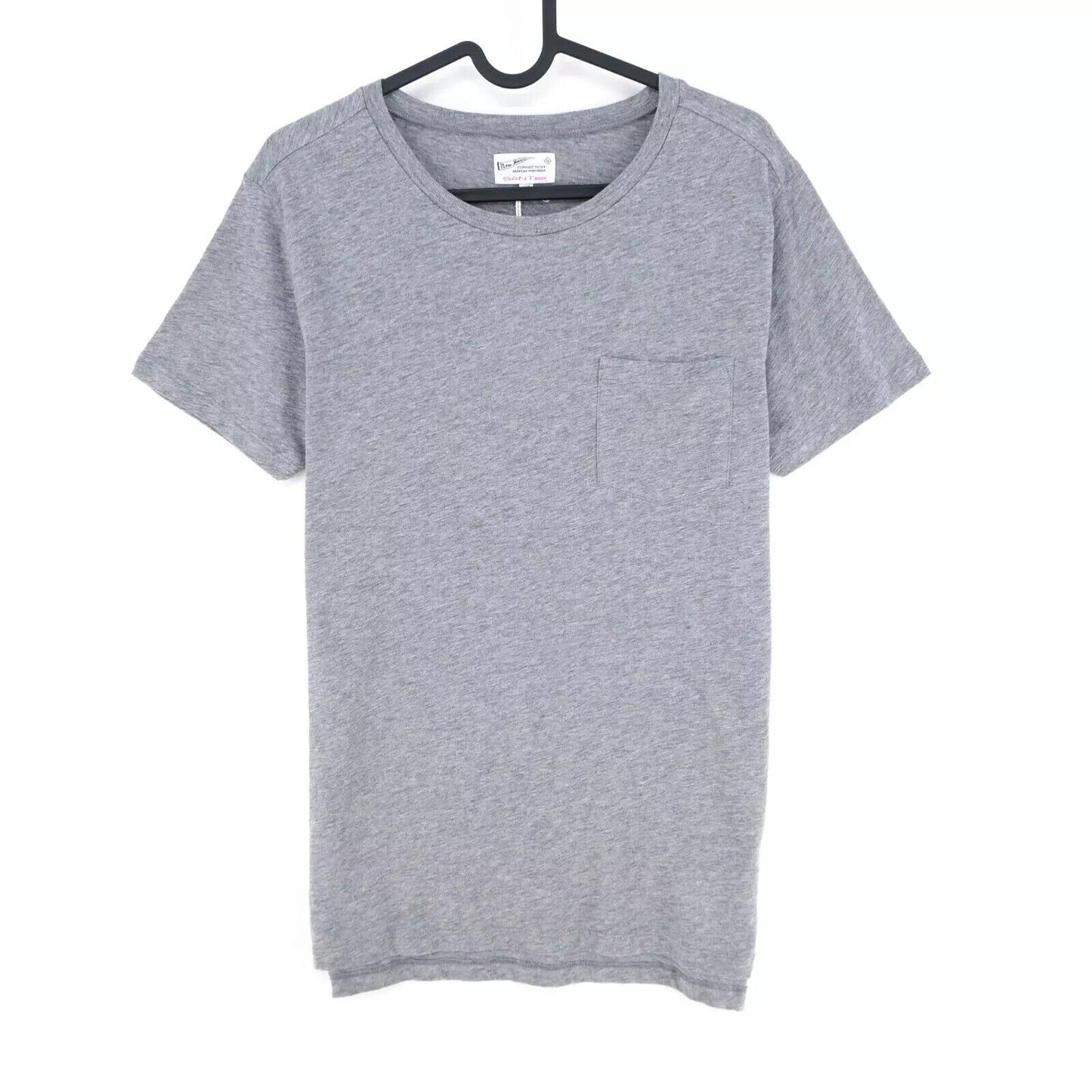 GANT Mens Rugger Grey Pocket Crew Neck T Shirt Size XS