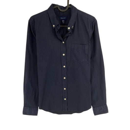 GANT Navy Blue Cotton Shirt Size EU 38 UK 10 US 8