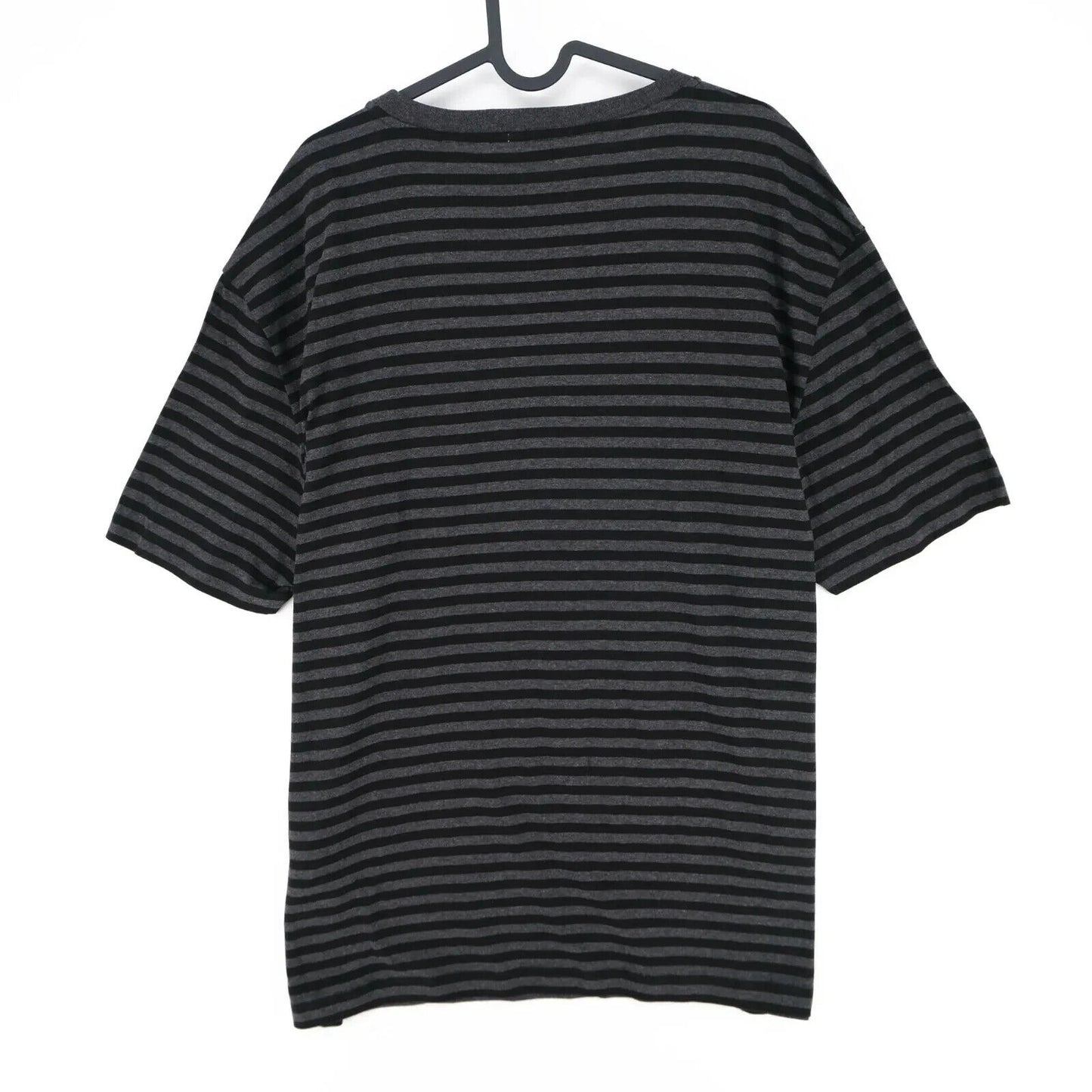 GANT Mens Black Striped Crew Neck T Shirt Size XL