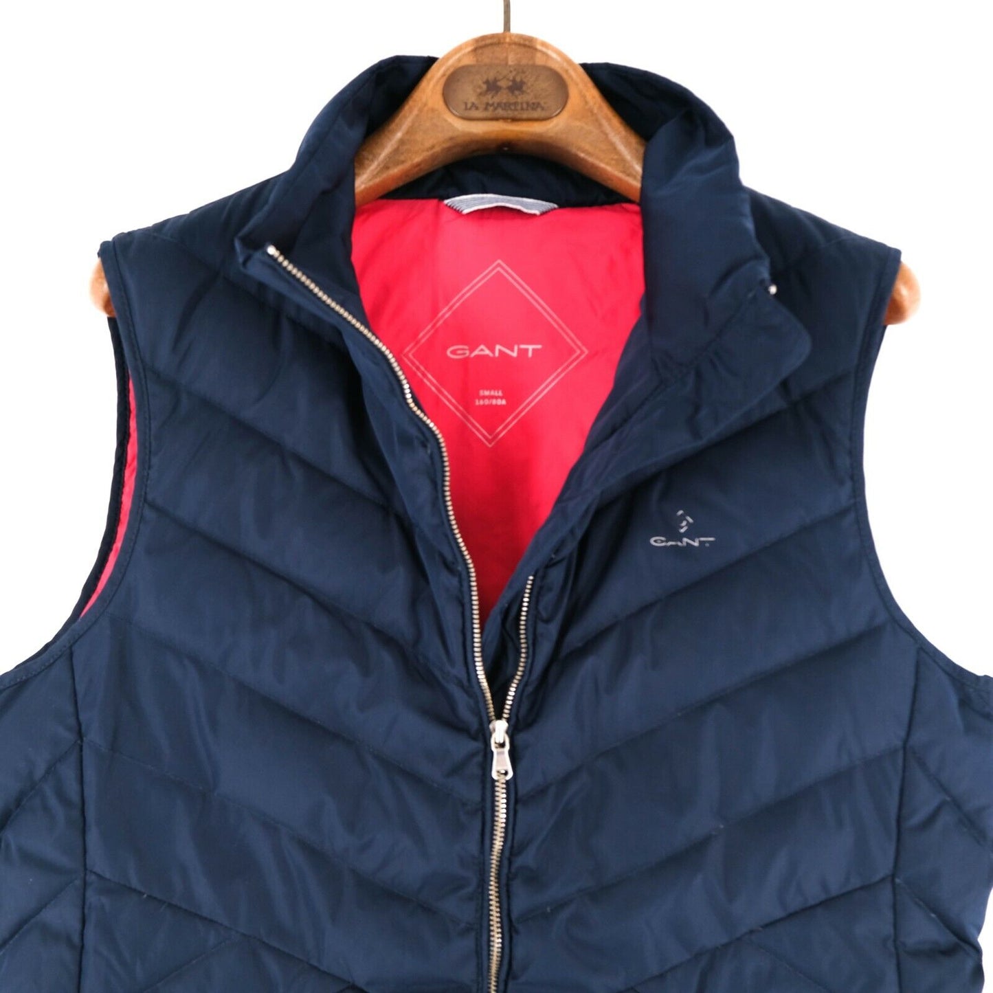 GANT Dark Blue Down Fill Gilet Bodywarmer Waistcoat Jacket Size S