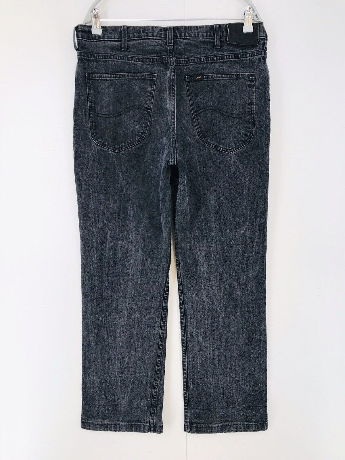 Lee BROOKLYN Dark Grey Regular Straight Fit Jeans Size W36 L30