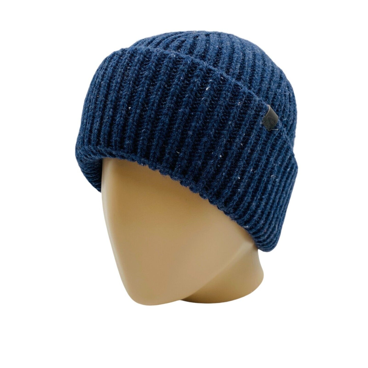 Camel Active Mens Dark Blue Wool Blend Beanie Winter Hat One Size