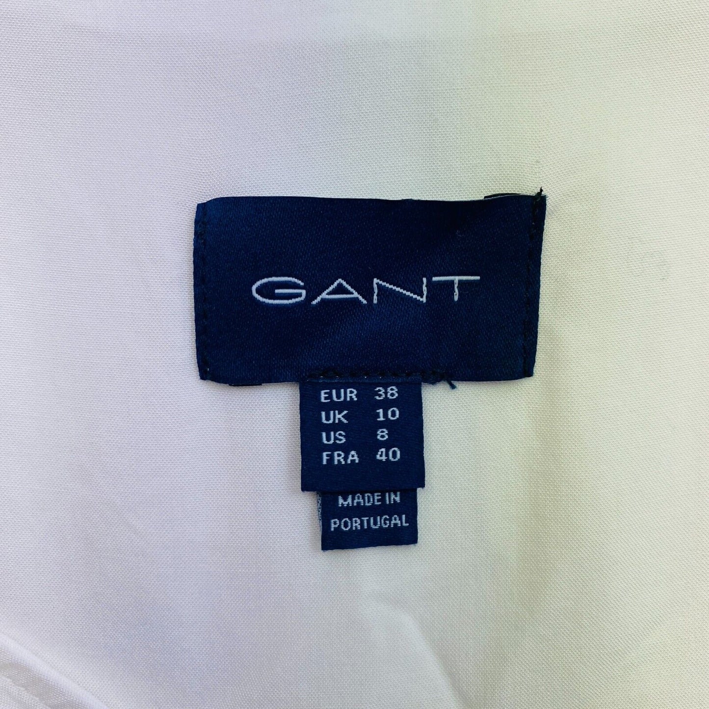 GANT Women White Puff Sleeve V Neck Top Blouse Size EU 38 UK 10 US 8