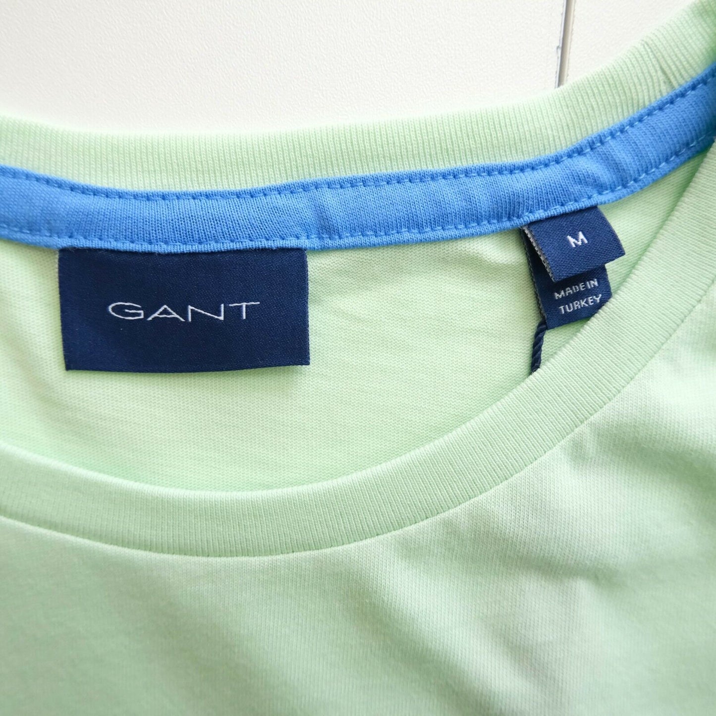 GANT Light Green Lock Up Logo Crew Neck T Shirt Size M