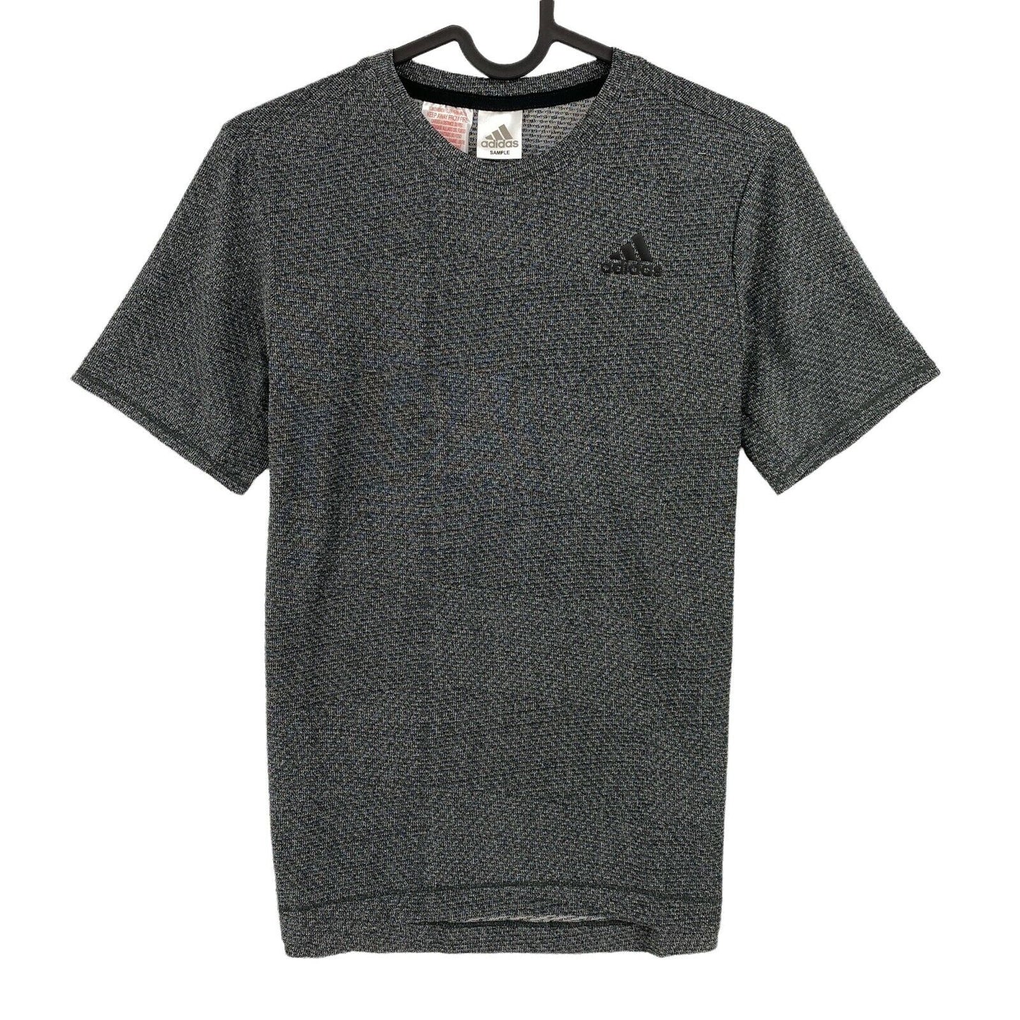 Adidas Climalite Youth Boys Grey Crew Neck T Shirt Size 11 - 12 Years