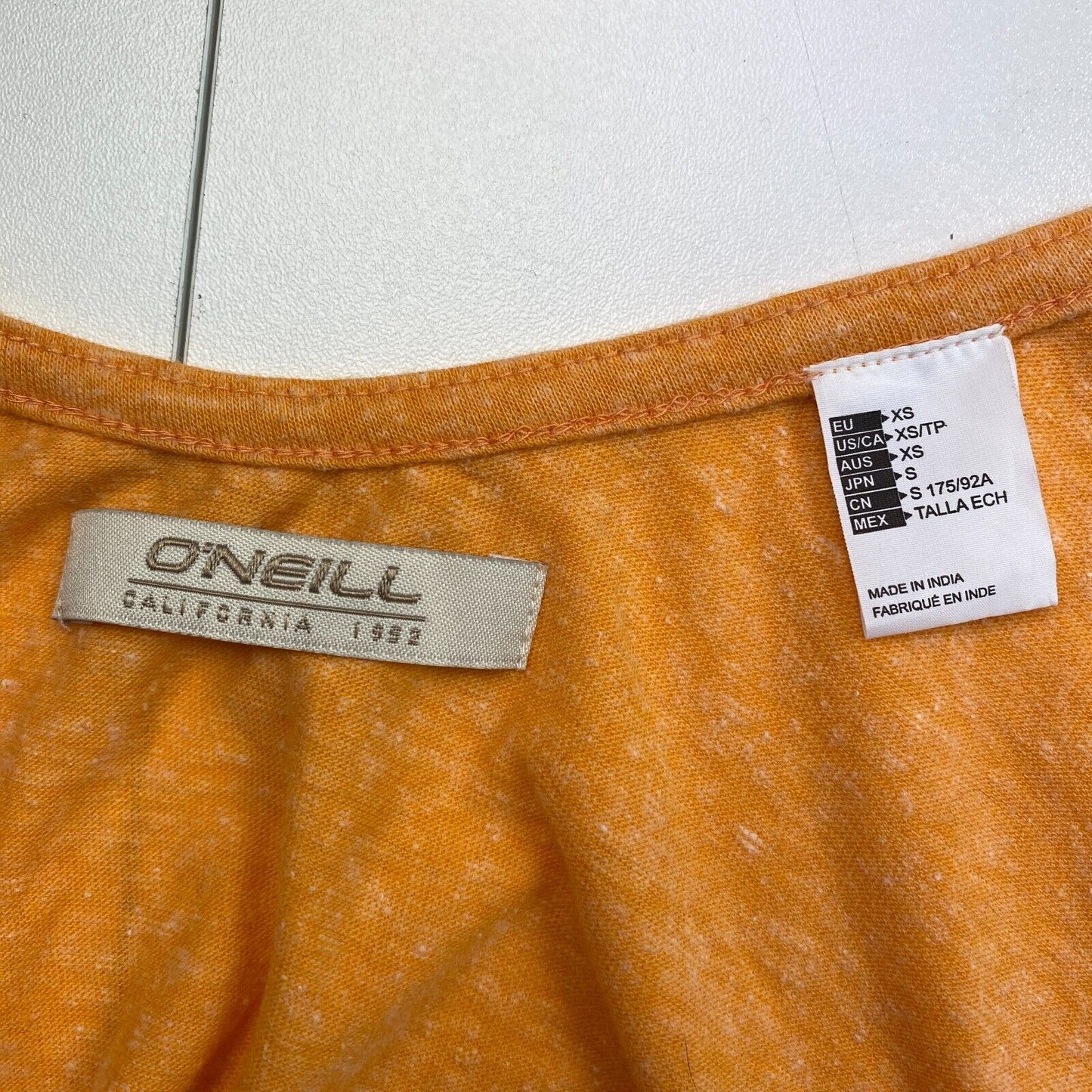 O`Neill Women Yellow Tank Top Size XS