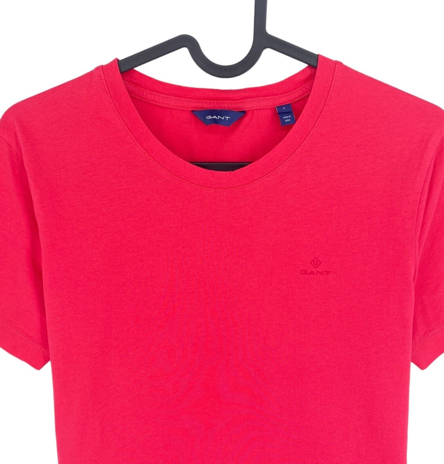 GANT Women Pink Original Crew Neck T Shirt Size S