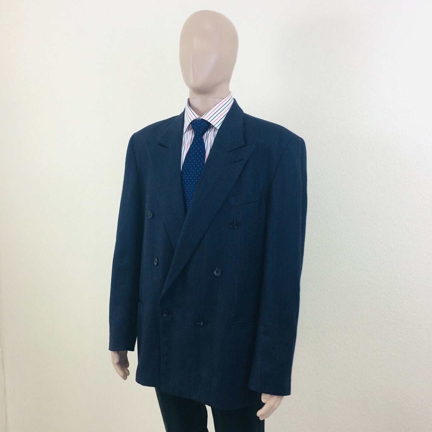 Emilio Cloud Finnish Designer Vintage Blue Blazer Jacket Size EUR 54 US UK 44