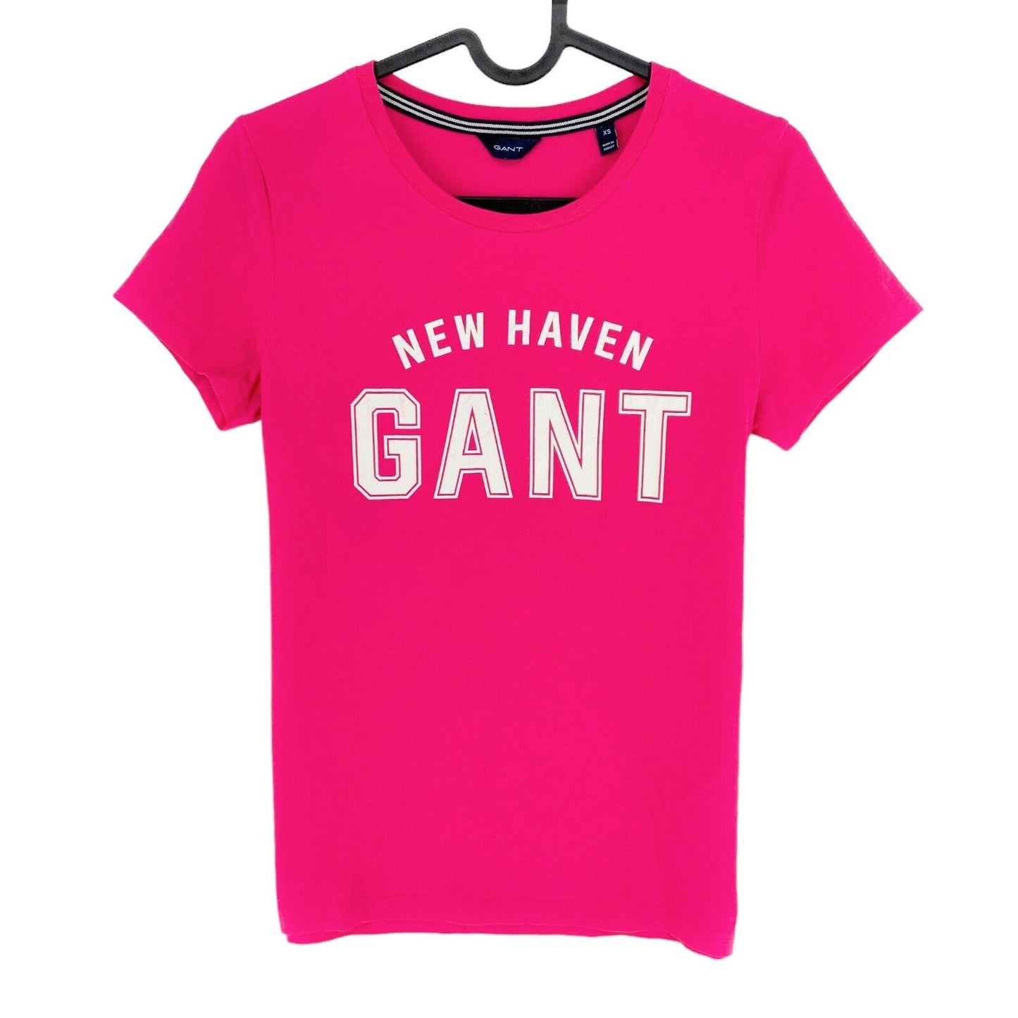 GANT Pink Logo Crew Neck T-Shirt Size XS