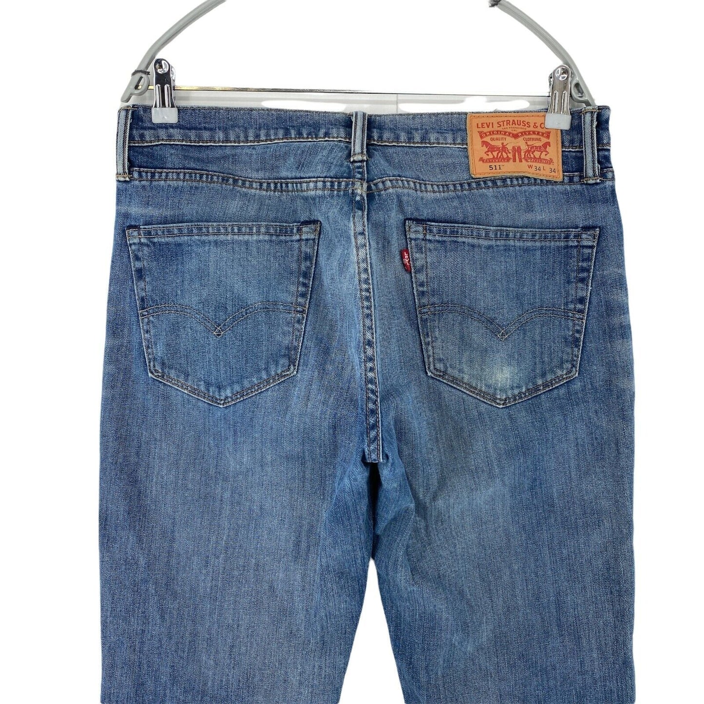 Levis 511 Slim Fit Jeans, Blau, W34 L34