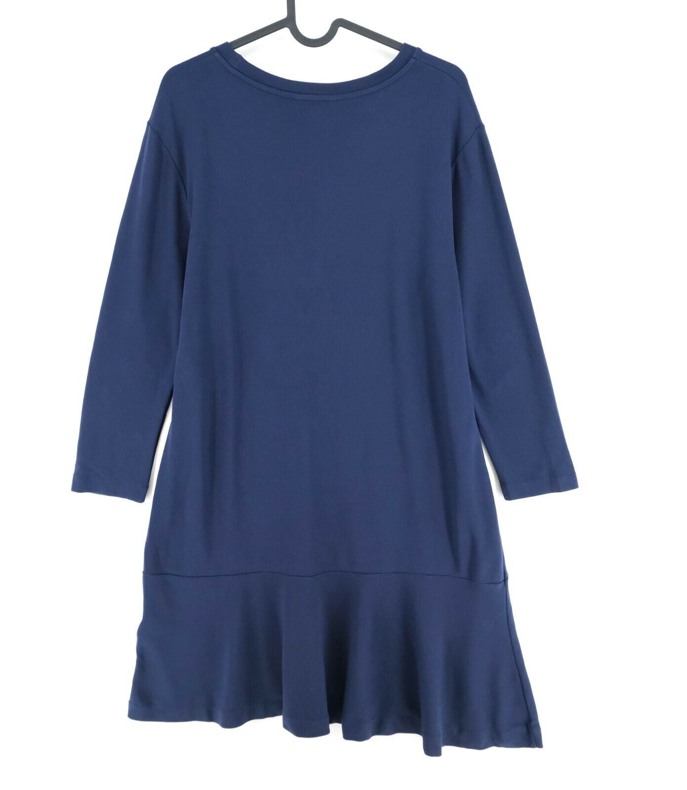 GANT Navy Blue Pleated Long Sleeves Dress Size L