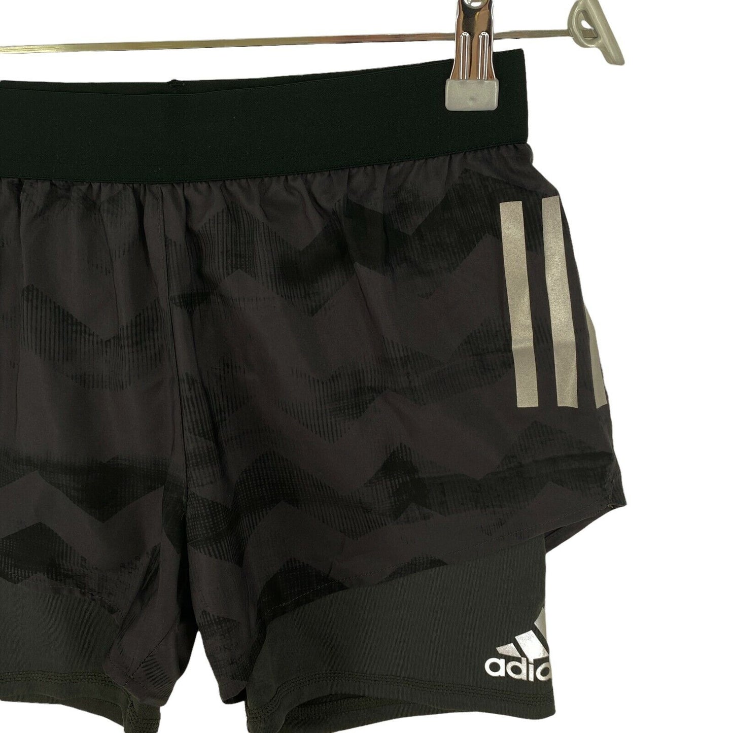 Adidas Climalite Girls Black Run Shorts Size 11 - 12 Years