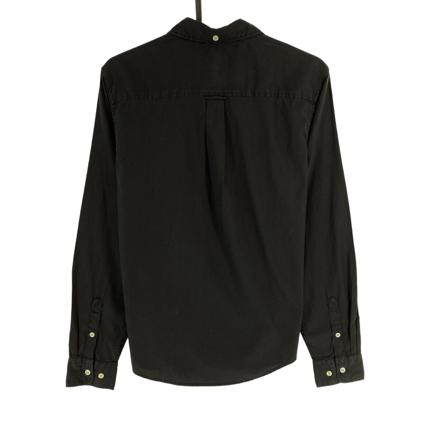 GANT Women Black Garment Washed Long Sleeves Shirt Size EU 36 UK 8 US 6