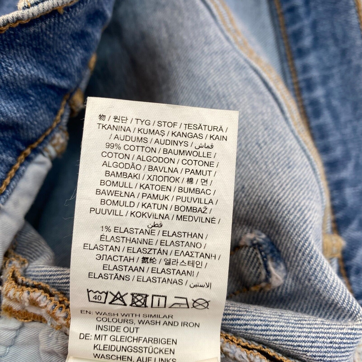 GANT Blauer kurzer Jeansrock Größe EU 38 UK 10 US 8