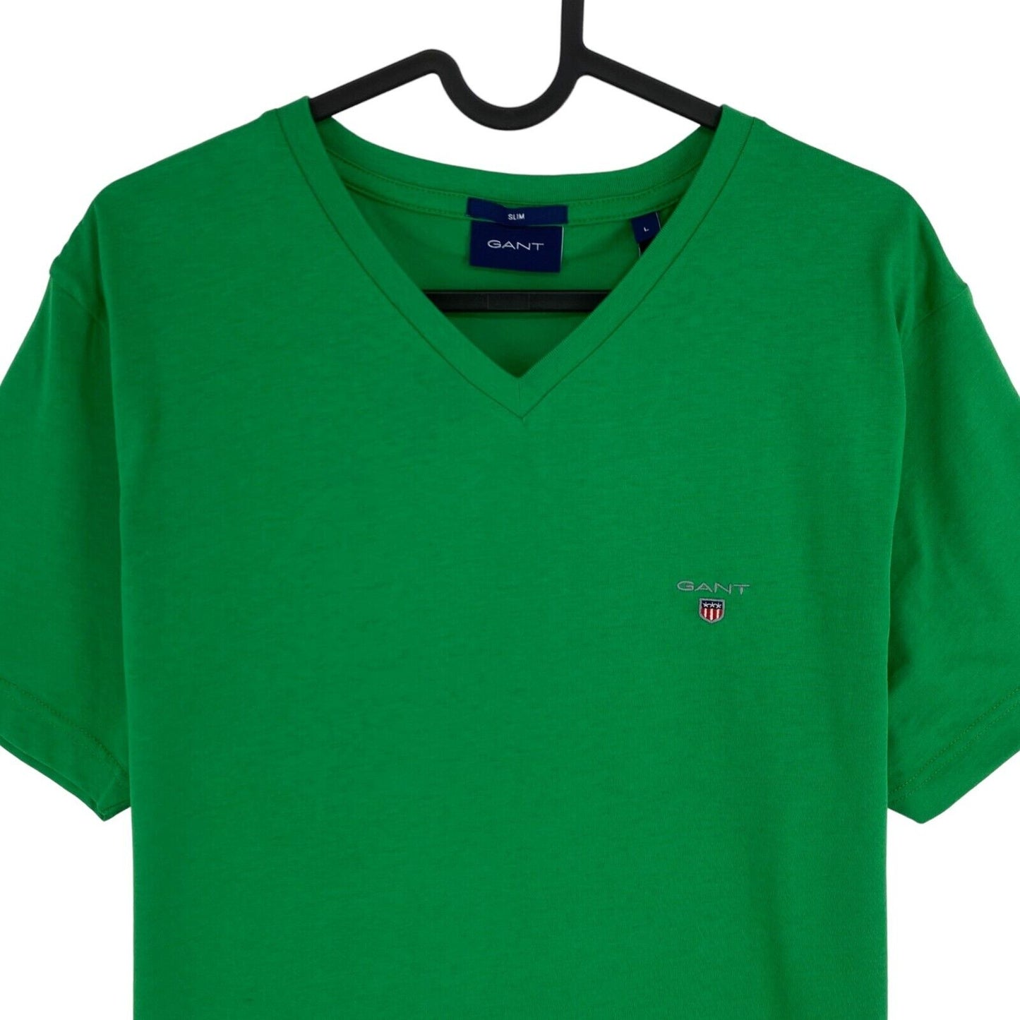 GANT Green Original Slim Fit Crew Neck T-Shirt Size L