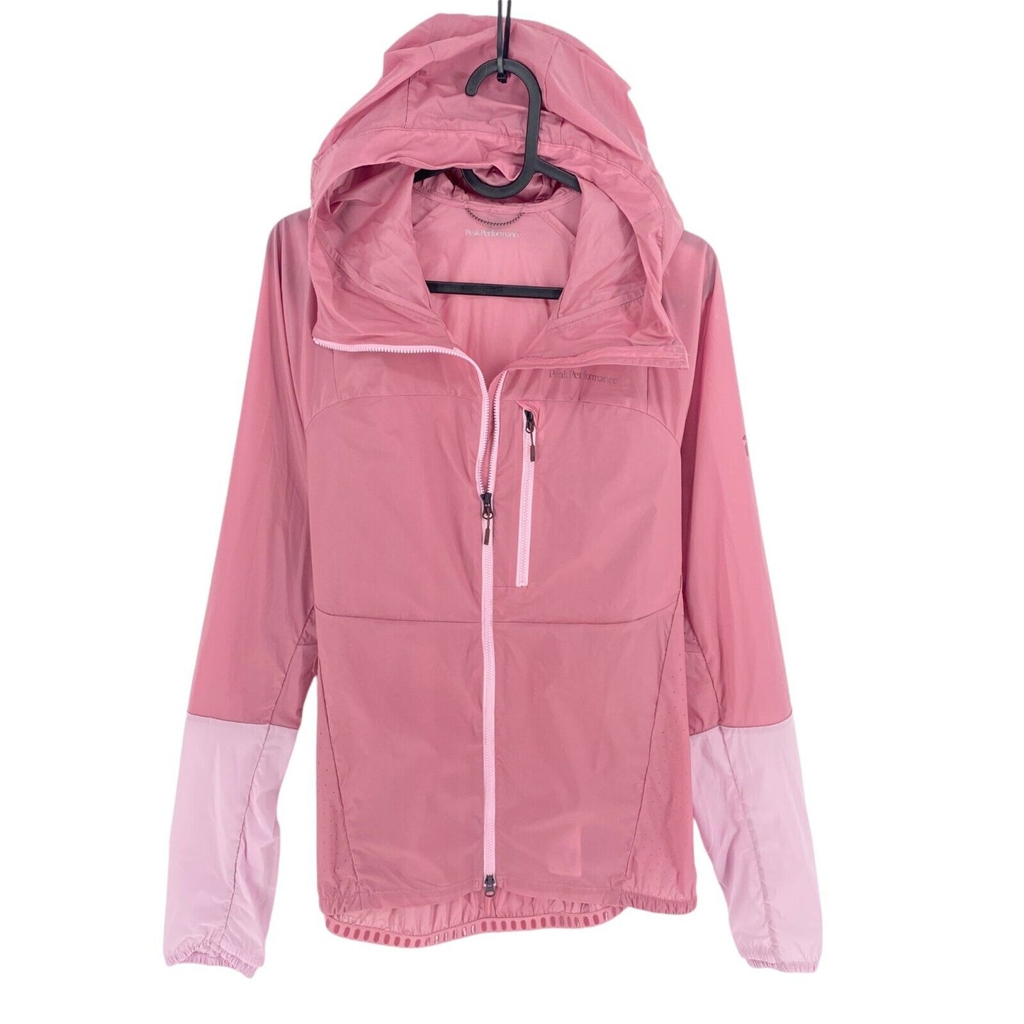 Peak Performance Women Pink Vislight Hood Wind Jacket Size L