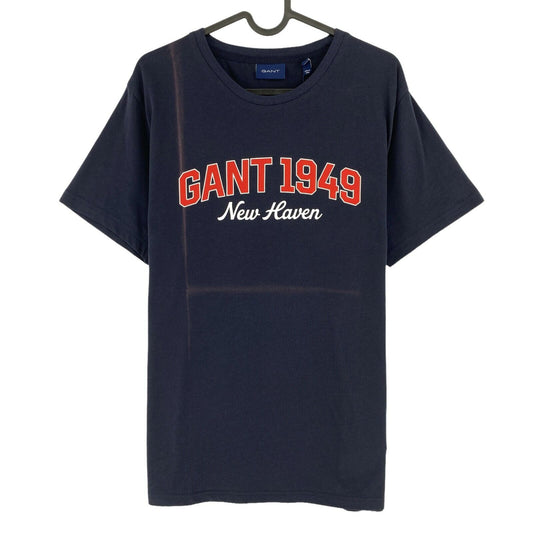 GANT Navy Blue Logo Crew Neck T Shirt Size M