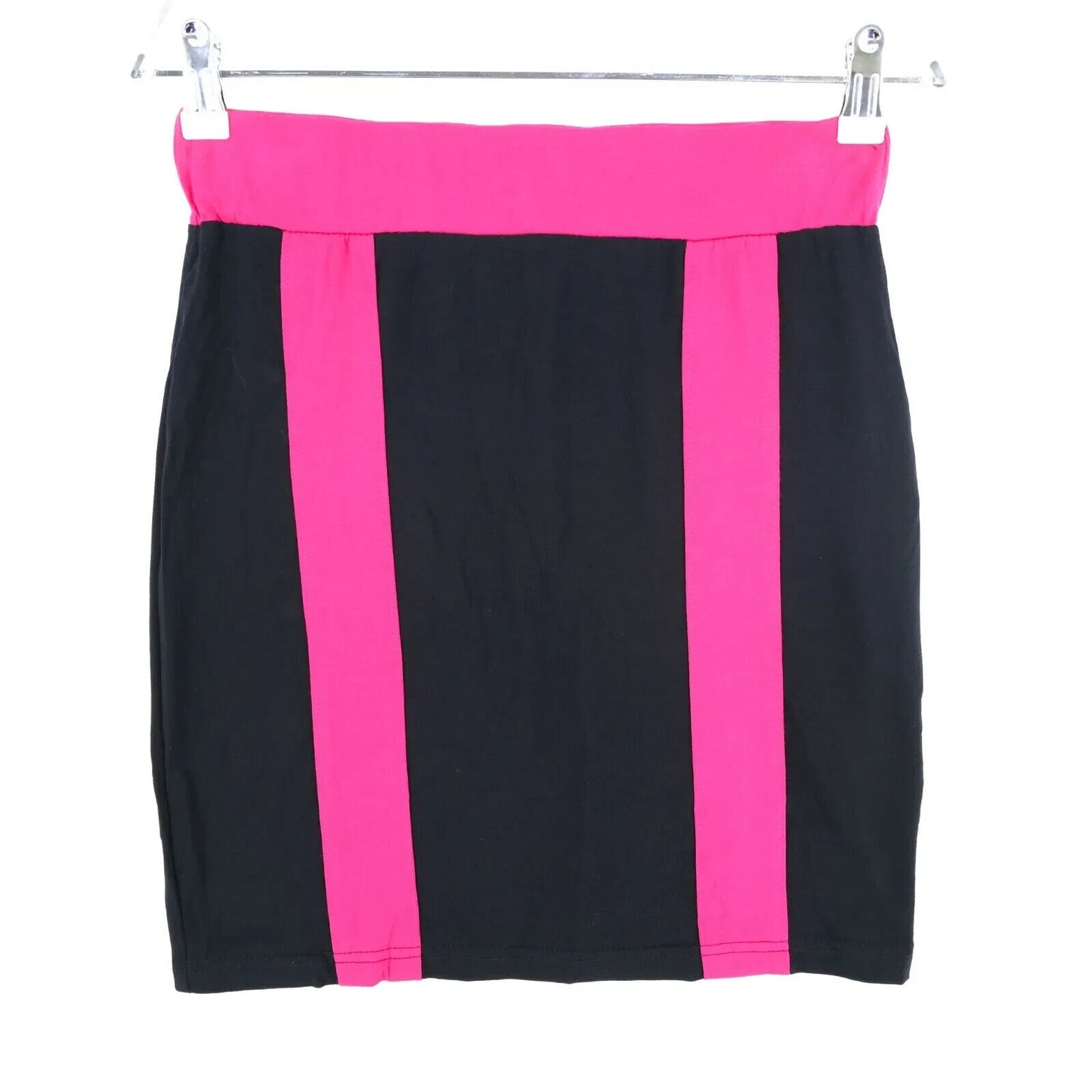 EVEN & ODD Black Pink Short Skirt Size S