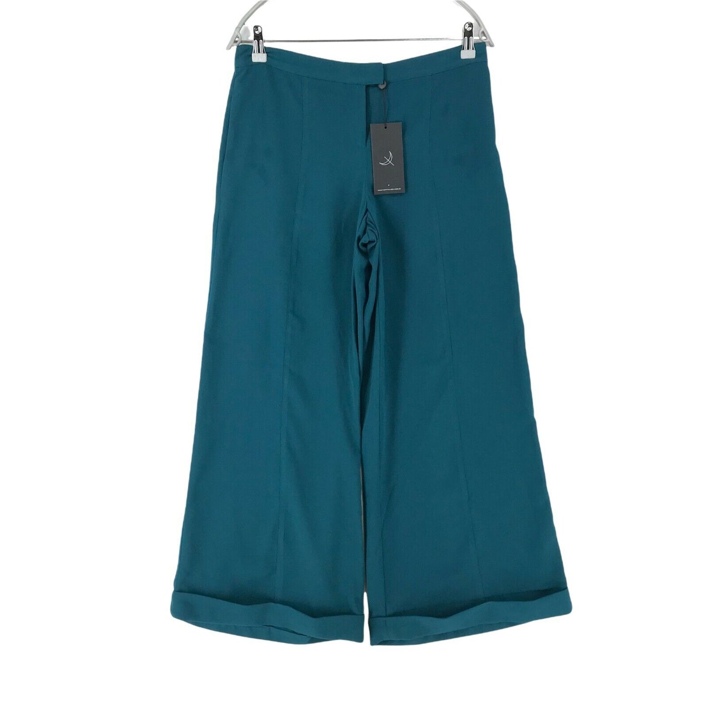 THE FIFTH LABEL Damen Blau Lockere Hose mit weitem Bein Größe S W30