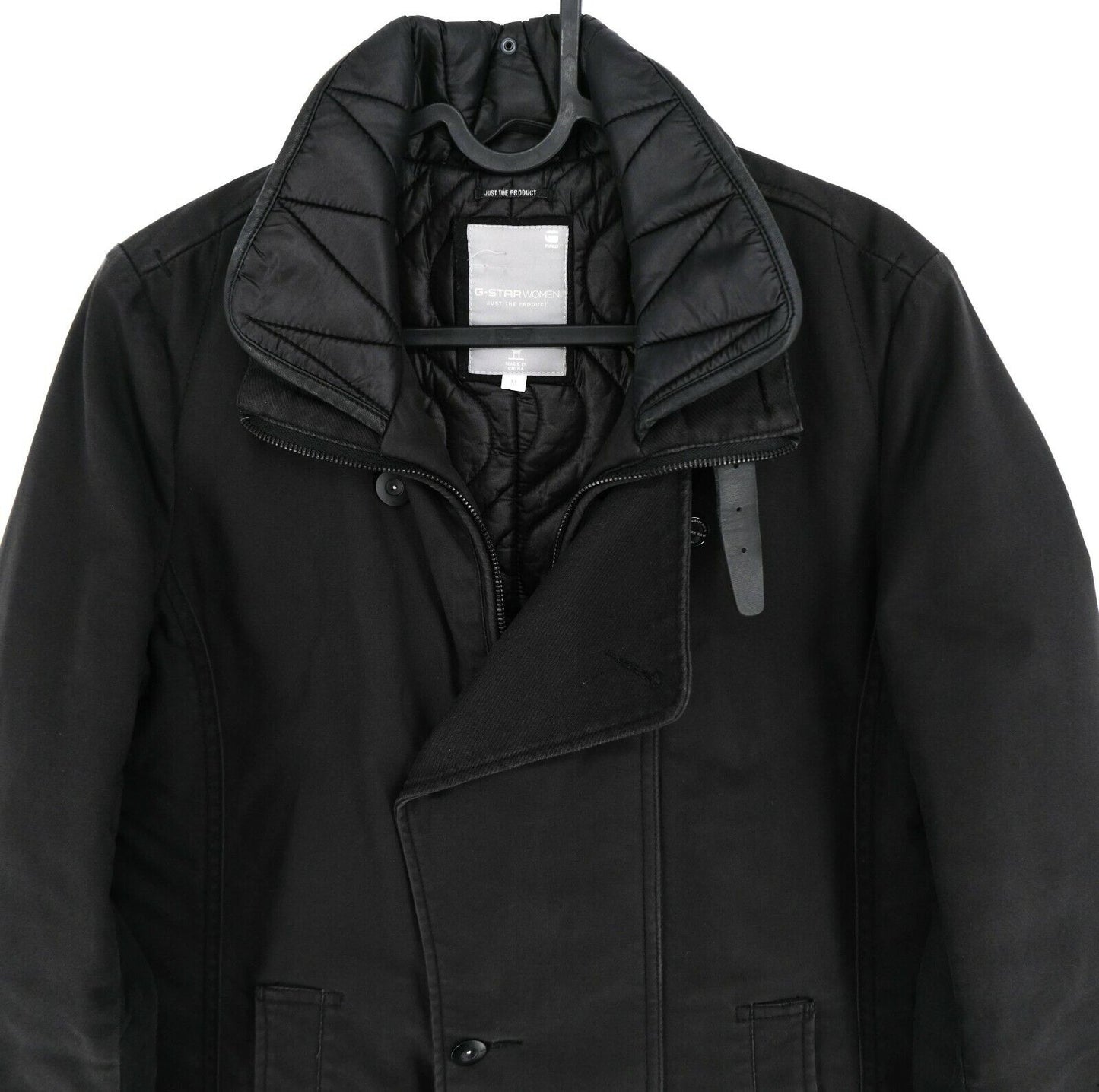 G-STAR RAW Black 100% Cotton Coat Jacket Size M