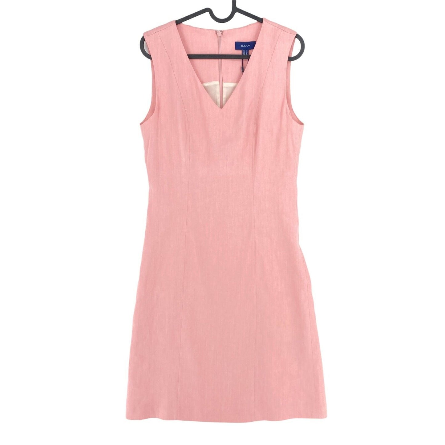 GANT Robe en lin stretch rose à col en V Taille EU 36 UK 10 US 6