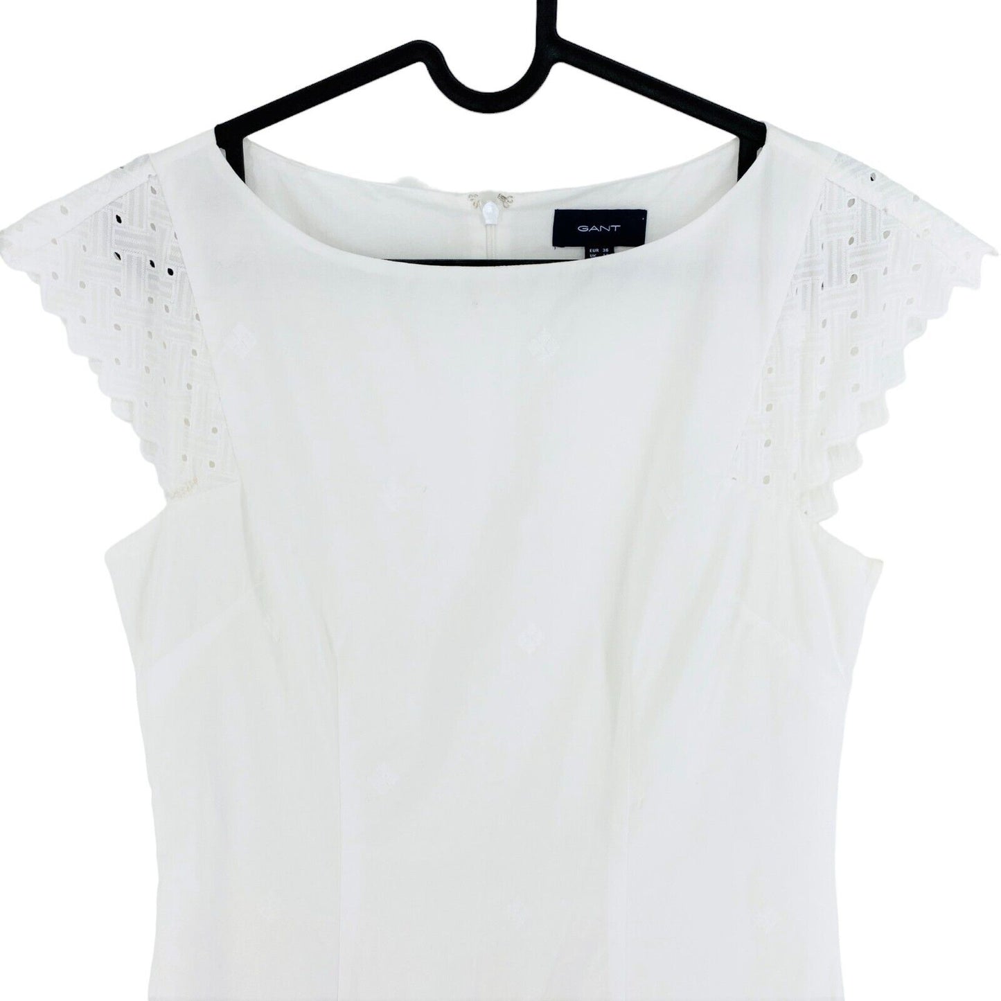 GANT White Broderie Anglaise Dress Size EU 36 UK 10 US 6