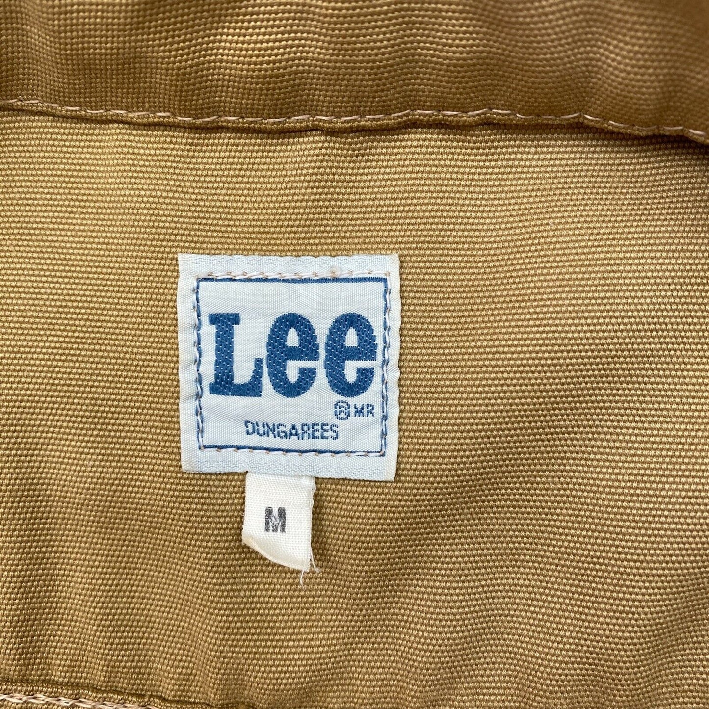 Lee Light Brown 100% Cotton Zip Jacket Size M