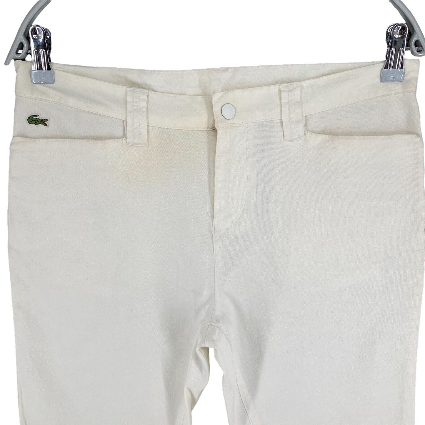 RPR €115 LACOSTE White Bermuda Shorts Size EU 38 UK 10 US 6 W31