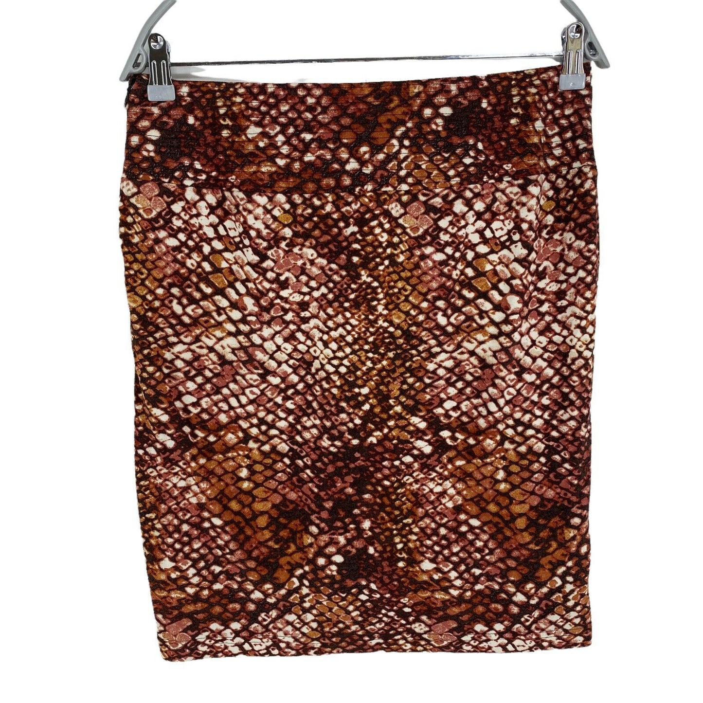 BANDOLERA Animal Print Brown Straight & Pencil Skirt Size EU 38 UK 12 US 10