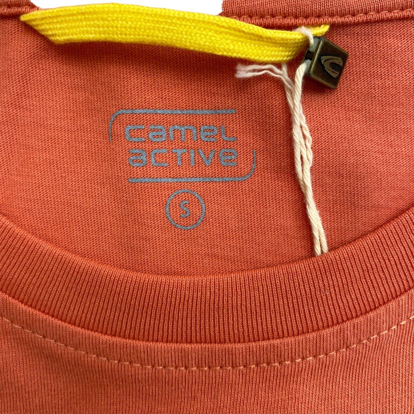 CAMEL ACTIVE Orange Rundhals T-Shirt Größe S