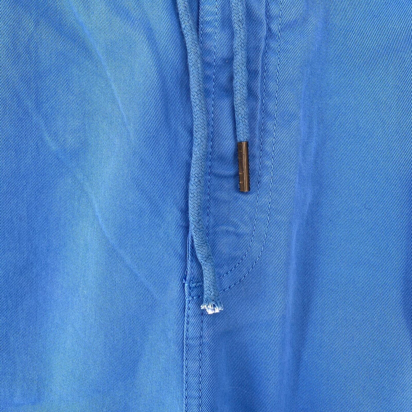 LA MARTINA Blue Comfort Fit Sweat Shorts Size L Made In Italy