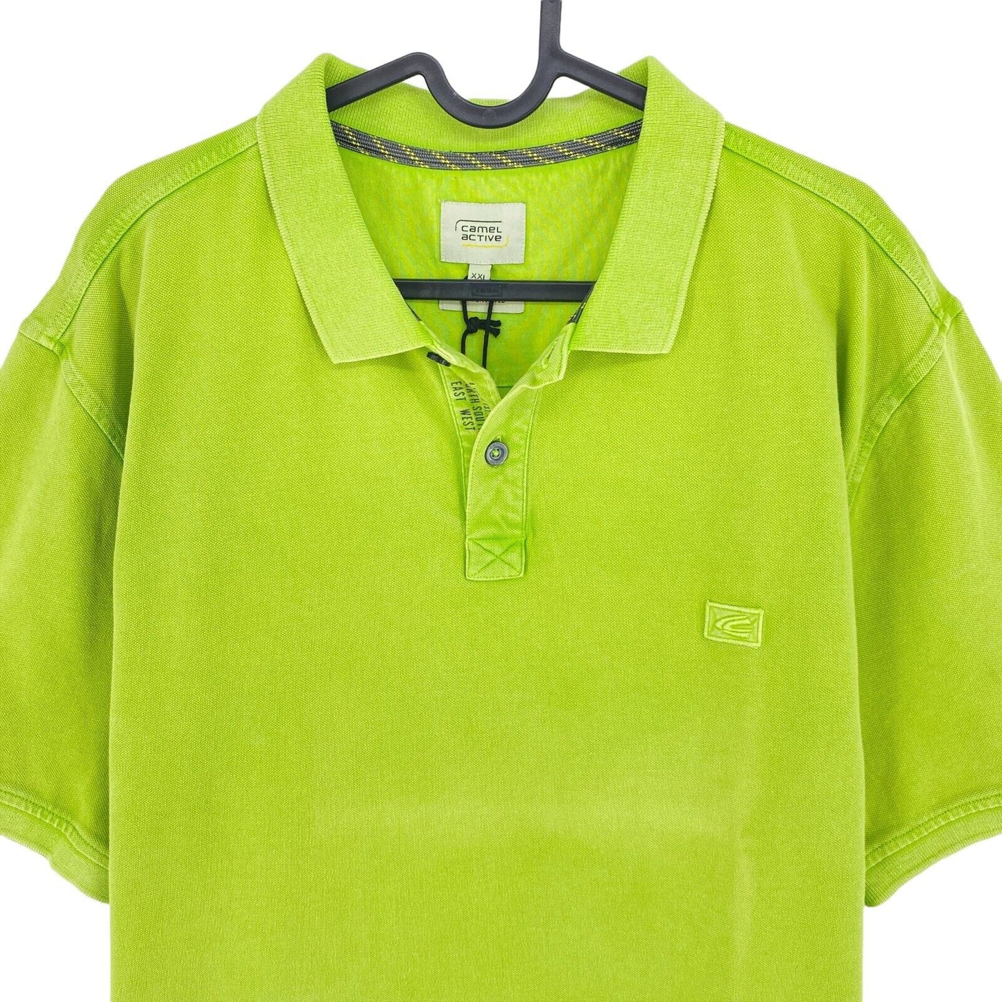 Camel Active Light Green Logo Pique Polo Shirt Size 2XL XXL