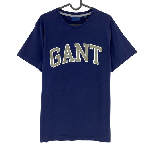 GANT T-shirt à col rond bleu marine Arch Outline Taille M