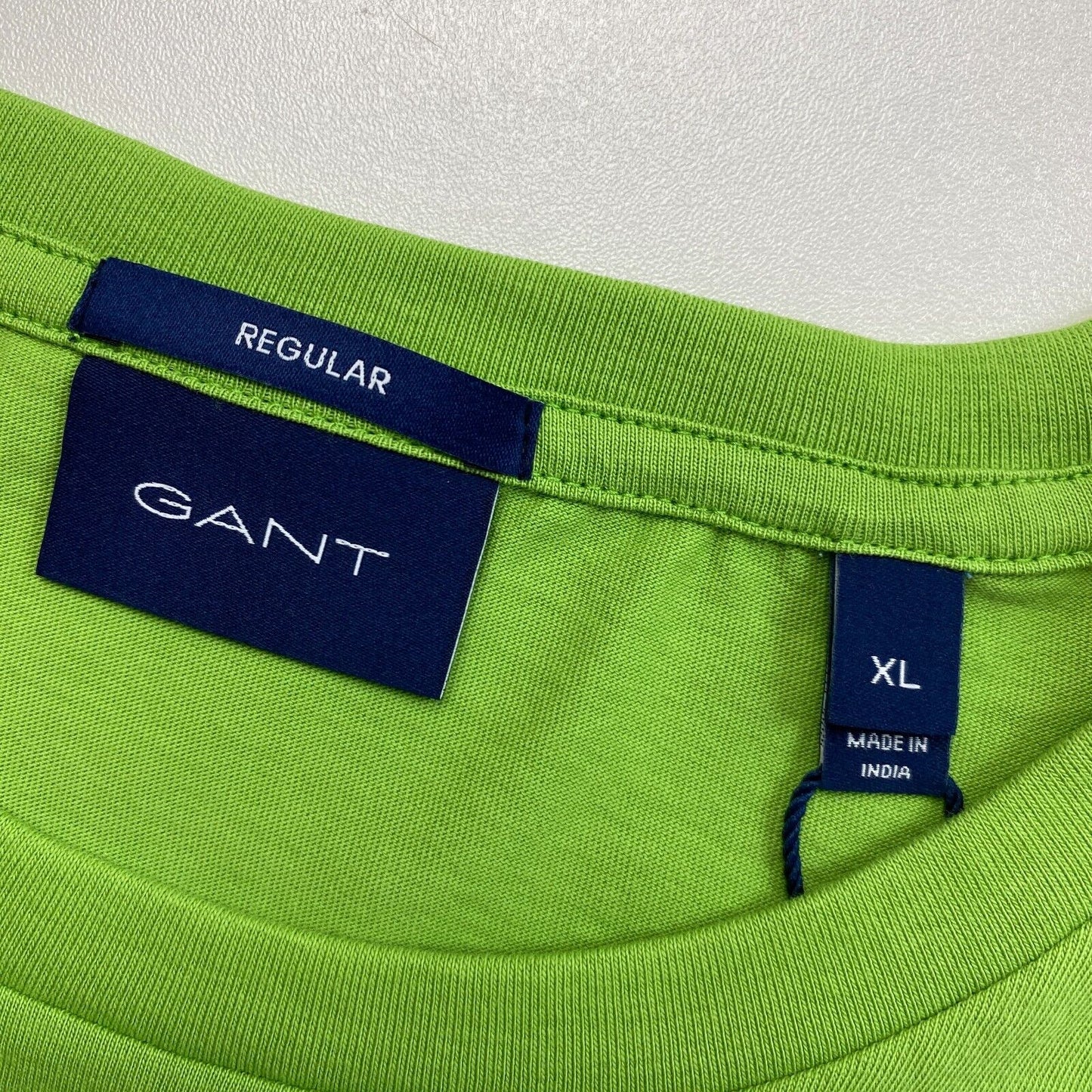 GANT Green Original Regular Fit Crew Neck T Shirt Size XL