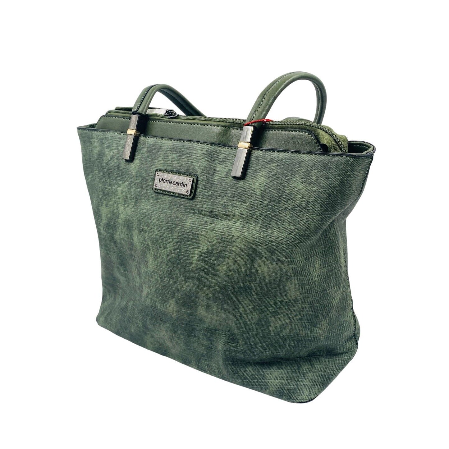 Sac à main Pierre Cardin en cuir écologique vert